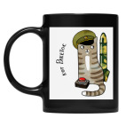 Кружка цветная UV-DTF