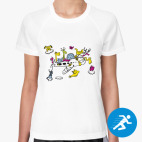 Женская спортивная футболка