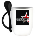 Кружка с ложкой