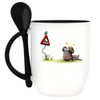 Кружка с ложкой