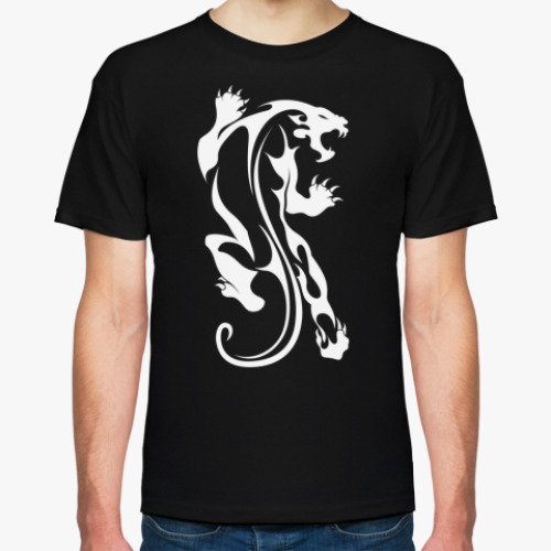 Футболка с принтом Дикая Кошка