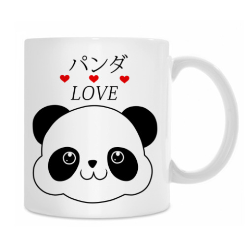 Кружка с принтом 'Panda Love'