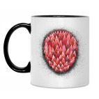 Кружка двухцветная