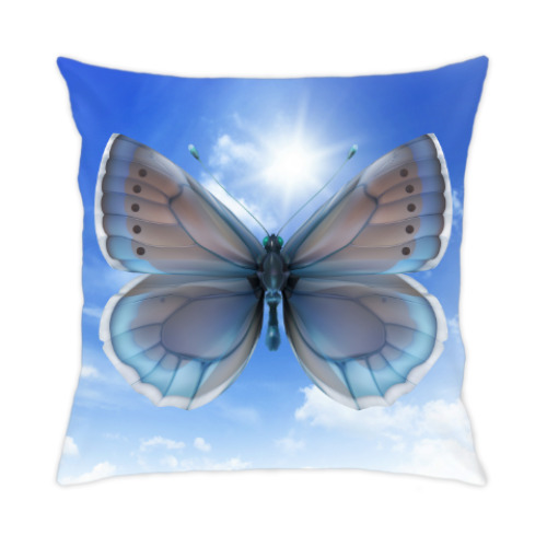 Подушка с принтом Бабочка