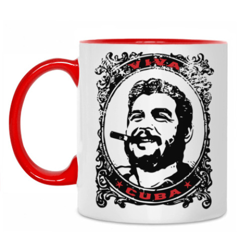 Кружка с принтом Viva Cuba