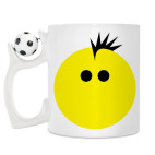 Кружка с футбольным мячиком