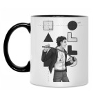 Кружка двухцветная