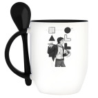 Кружка с ложкой