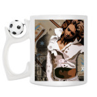 Кружка с футбольным мячиком