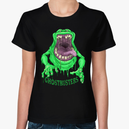 Женская футболка с принтом Ghostbusters