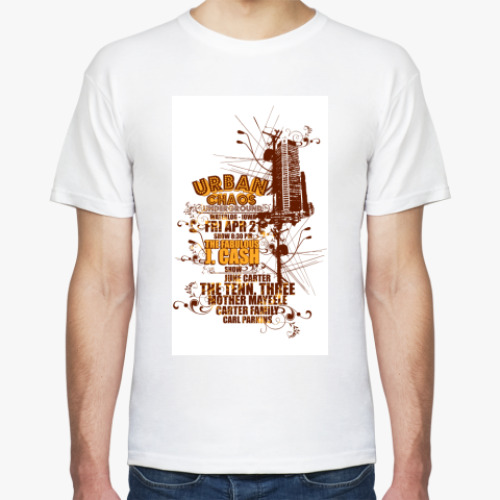 Футболка с принтом Urban chaos