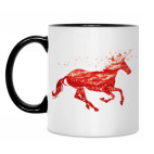 Кружка двухцветная