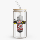 Банка с бамбуковой крышкой