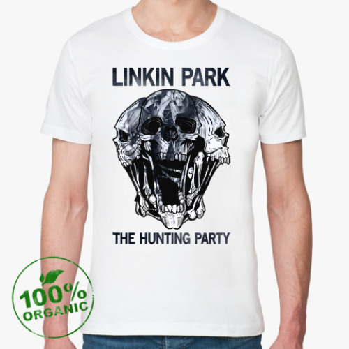 Футболка из органик-хлопка с принтом Linkin Park The Hunting Party