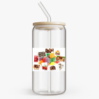 Банка с бамбуковой крышкой