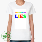 Женская футболка органик