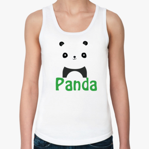 Женская майка с принтом Panda
