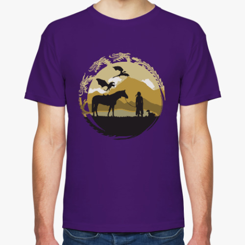 Футболка с принтом Khaleesi & Dragons