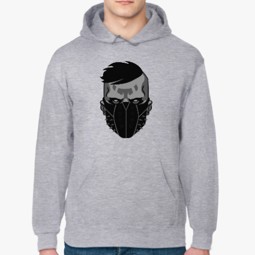 Толстовка худи с принтом Безумный