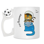 Кружка с футбольным мячиком