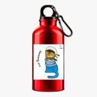 Металлическая бутылка 400 мл UV-DTF