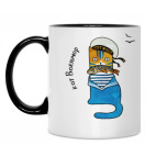 Кружка двухцветная