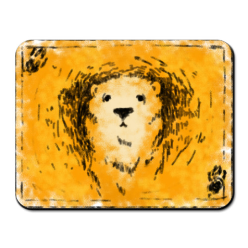 Коврик для мыши с принтом 'мишка'