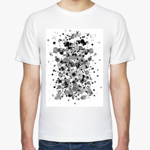 Футболка с принтом Капли