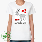 Женская футболка органик