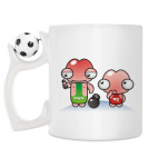 Кружка с футбольным мячиком