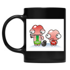 Кружка цветная UV-DTF