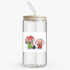 Банка с бамбуковой крышкой