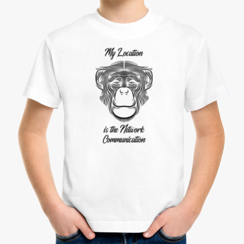 Детская футболка с принтом Gorilla