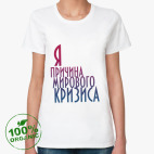 Женская футболка органик