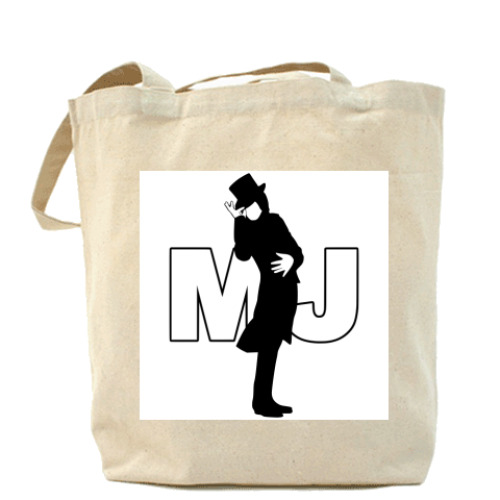 Сумка шоппер с принтом  'Letters&Man'