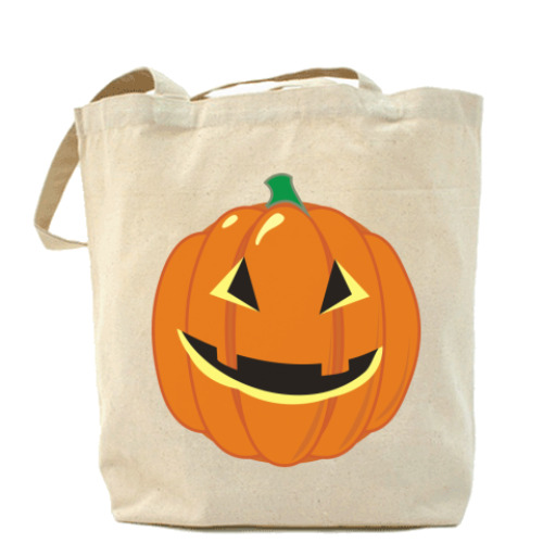 Сумка шоппер с принтом Тыква