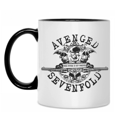 Кружка с принтом Avenged Sevenfold