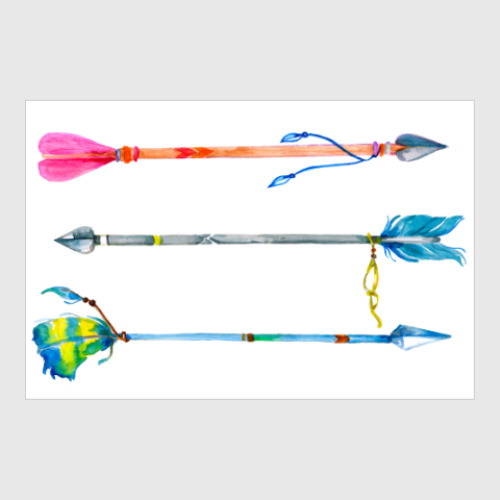 Постер с принтом Акварель