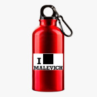 Металлическая бутылка 400 мл UV-DTF