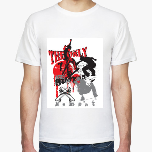 Футболка с принтом Скейтеры