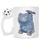 Кружка с футбольным мячиком