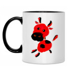 Кружка двухцветная