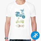 Мужская спортивная футболка