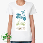 Женская футболка органик