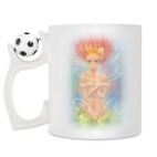 Кружка с футбольным мячиком