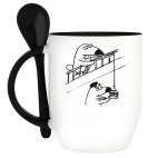 Кружка с ложкой