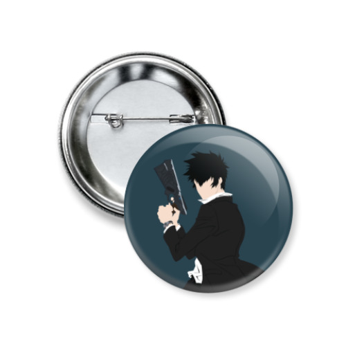 Значок 37мм с принтом Psycho-Pass Синья Когами