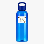 Прозрачная спортивная бутылка