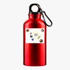 Металлическая бутылка 400 мл UV-DTF