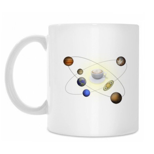 Кружка с принтом кофе